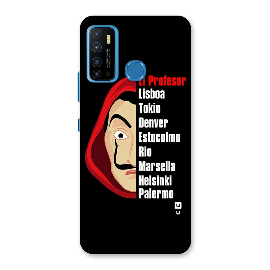 All Members Money Heist Back Case for Infinix Hot 9