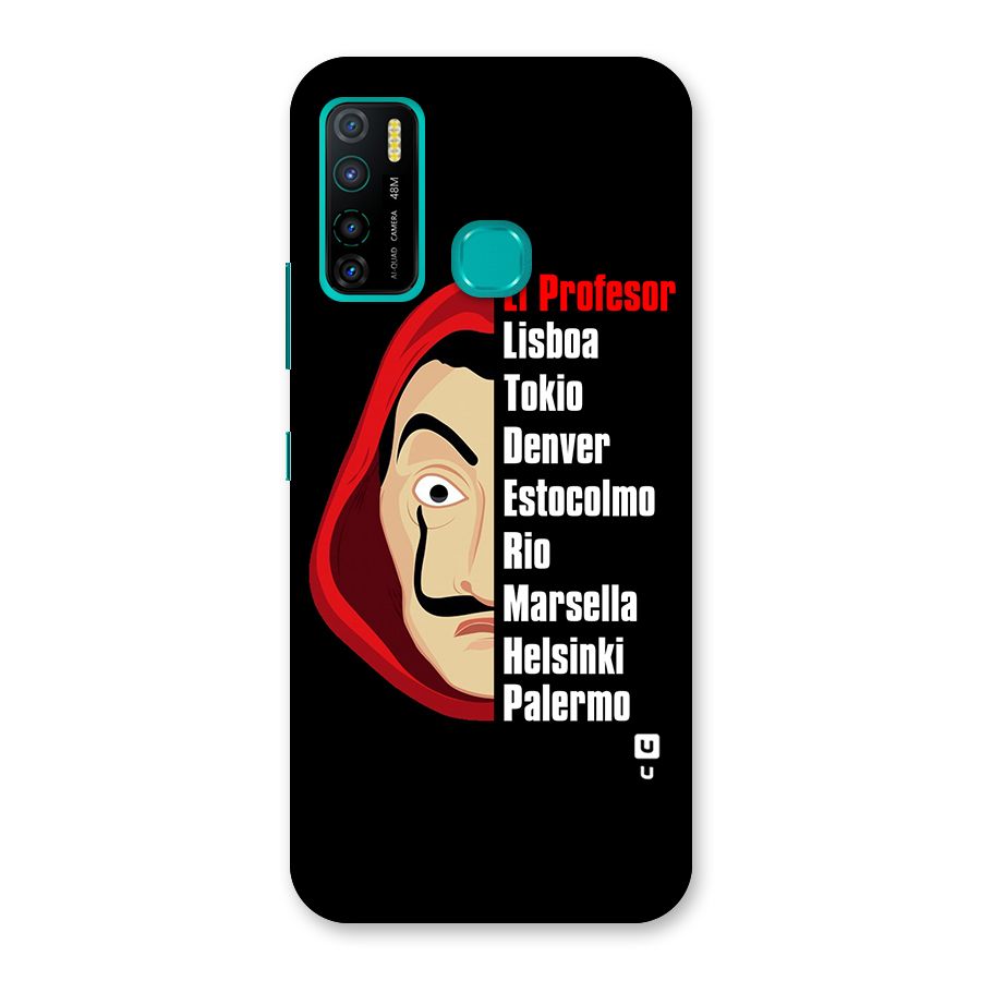 All Members Money Heist Back Case for Infinix Hot 9 Pro