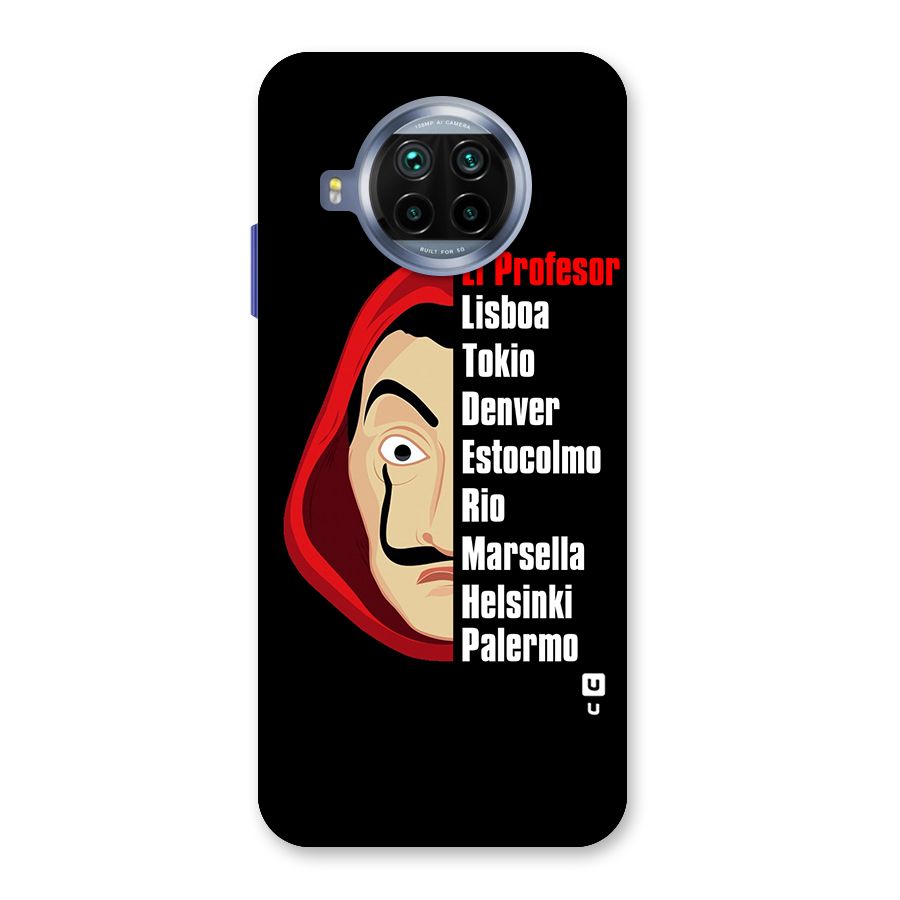 All Members Money Heist Back Case for Mi 10i