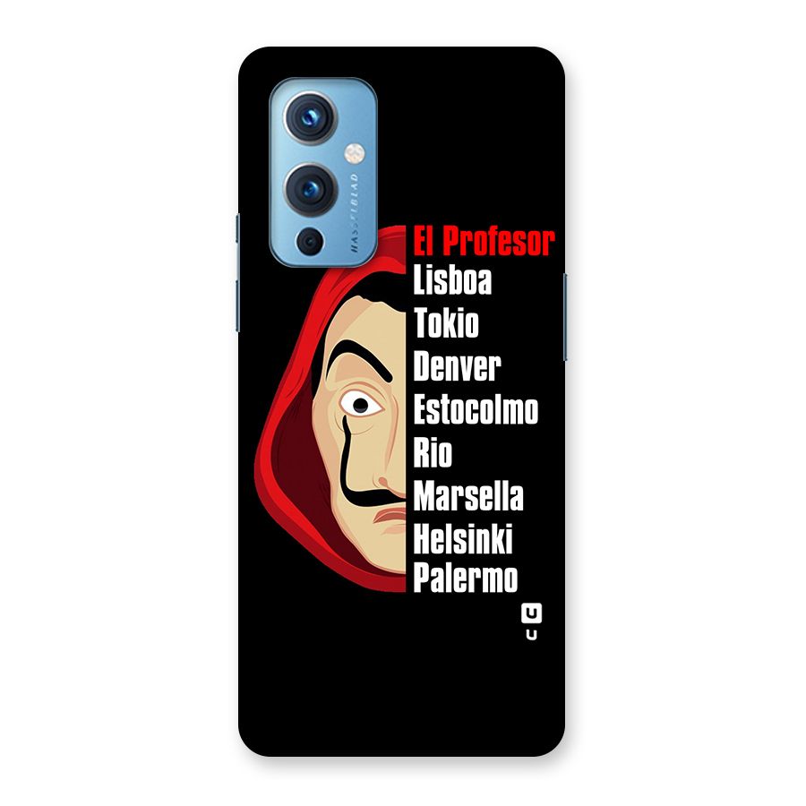 All Members Money Heist Back Case for OnePlus 9