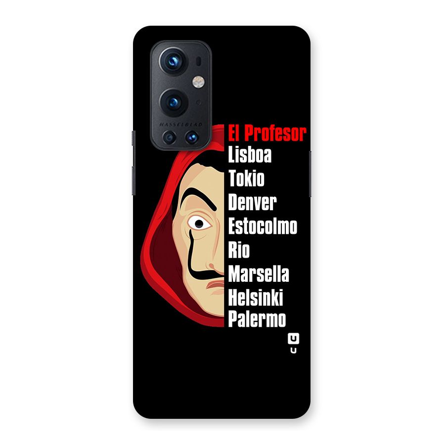 All Members Money Heist Back Case for OnePlus 9 Pro