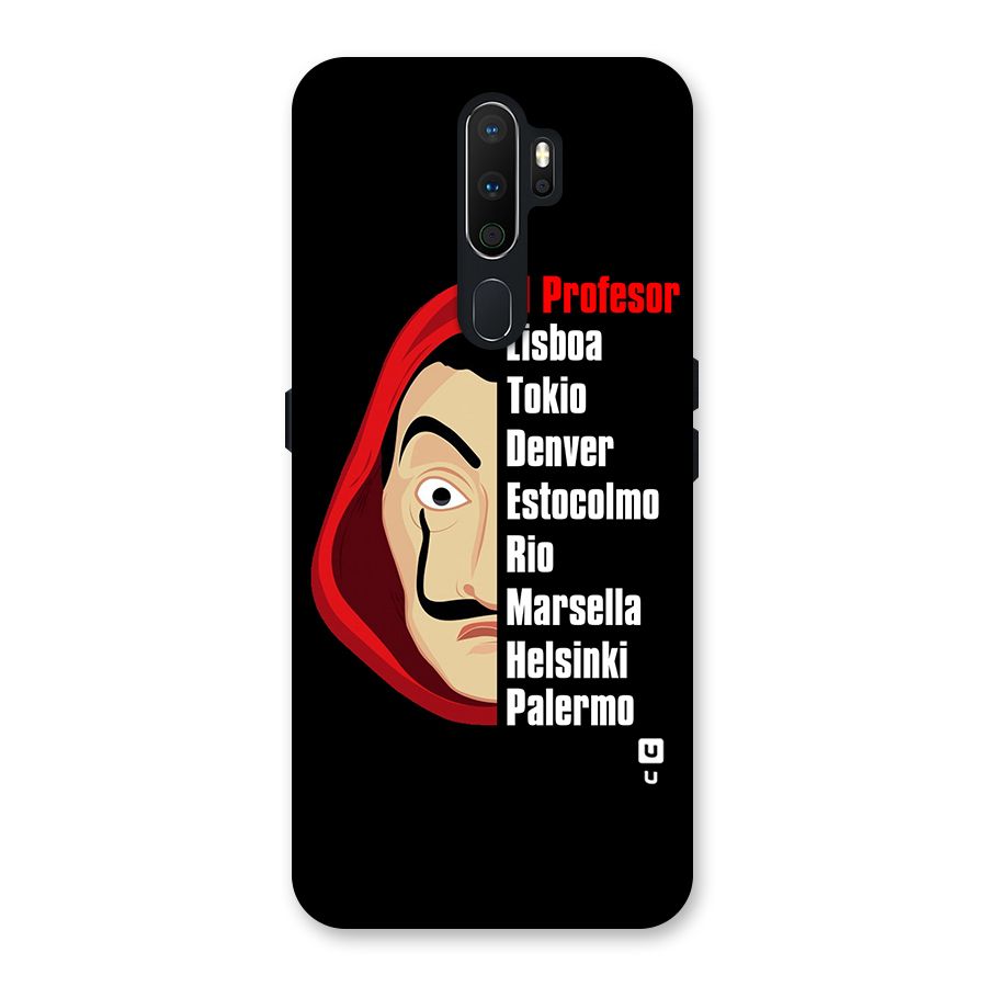 All Members Money Heist Back Case for Oppo A5 (2020)