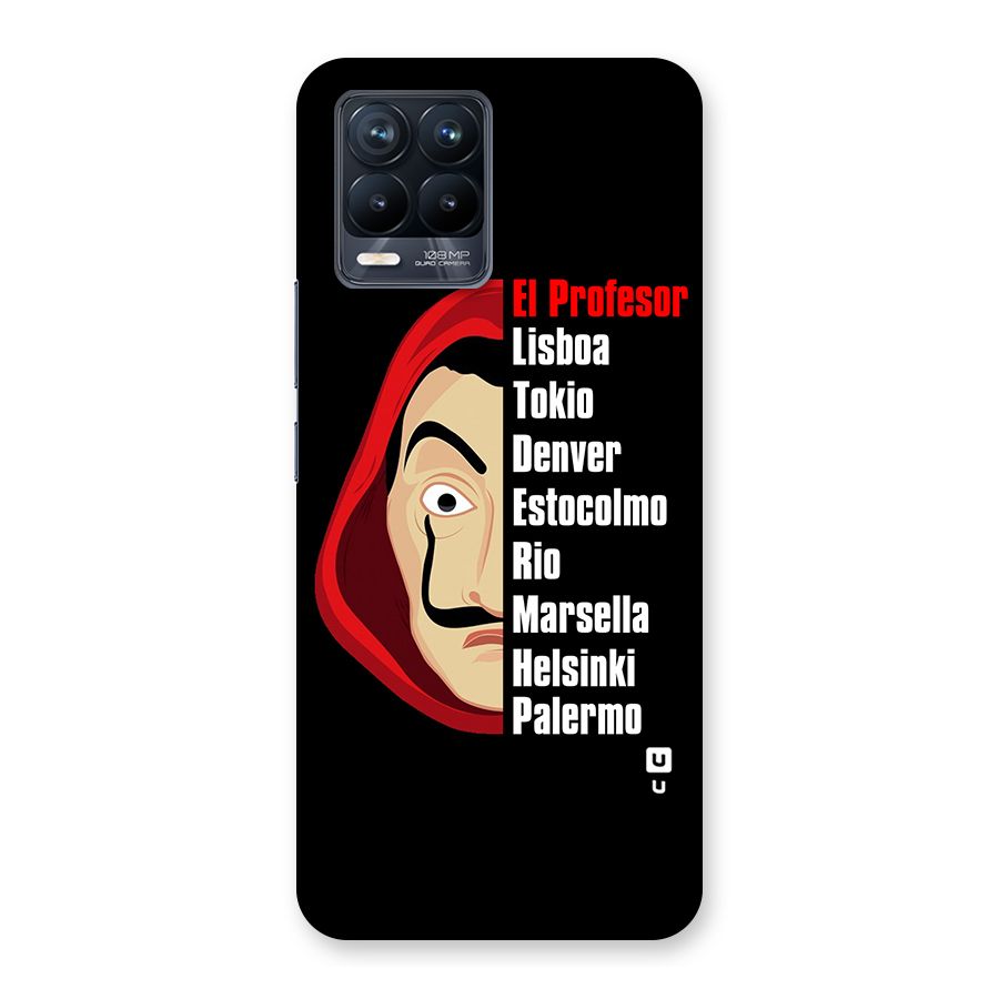 All Members Money Heist Back Case for Realme 8 Pro