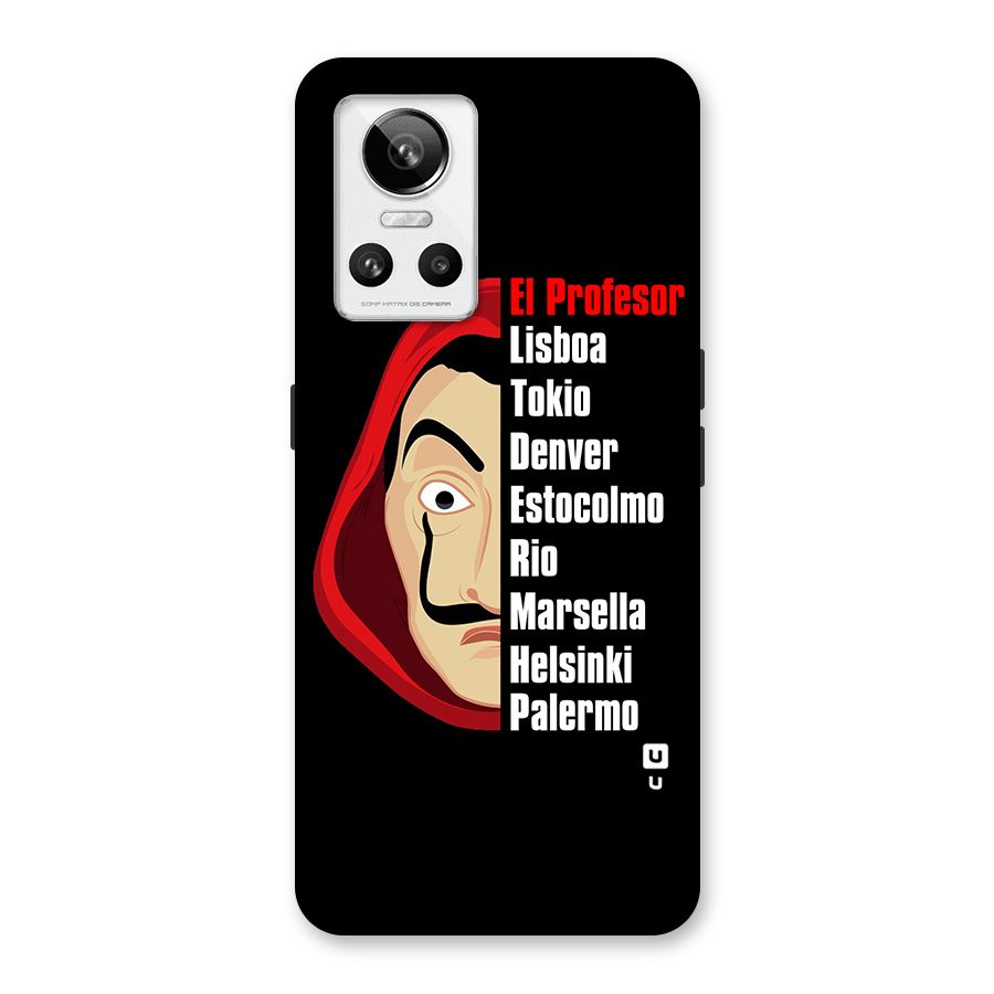 All Members Money Heist Back Case for Realme GT Neo 3