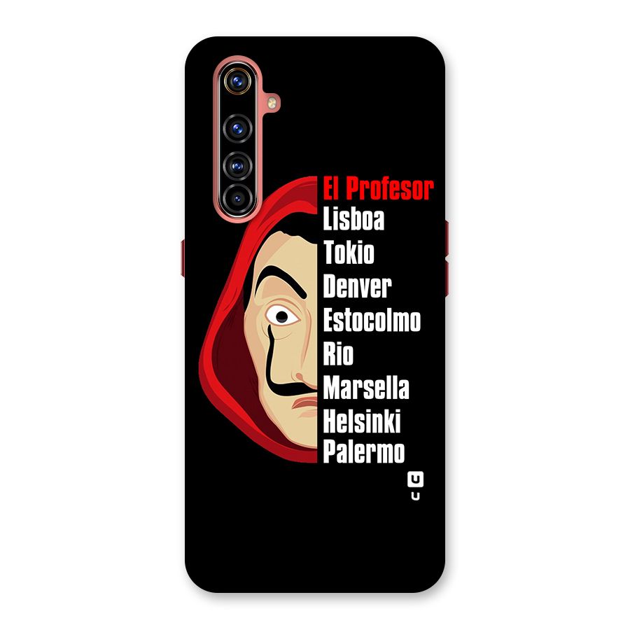 All Members Money Heist Back Case for Realme X50 Pro