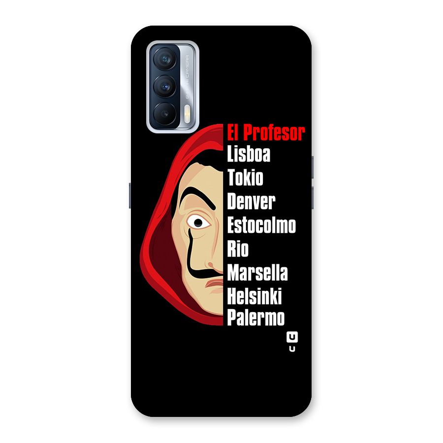 All Members Money Heist Back Case for Realme X7