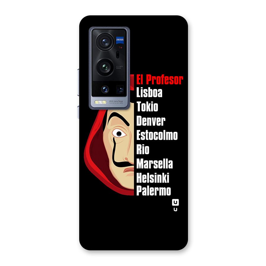 All Members Money Heist Back Case for Vivo X60 Pro Plus
