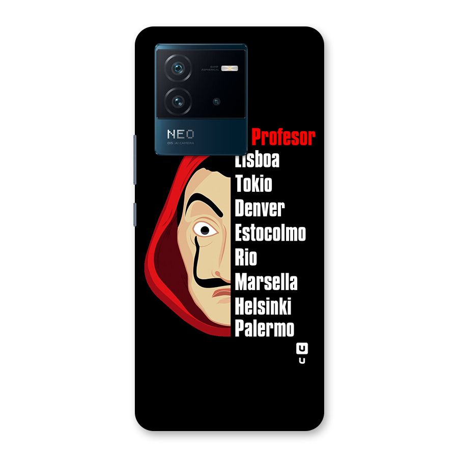 All Members Money Heist Back Case for Vivo iQOO Neo 6 5G