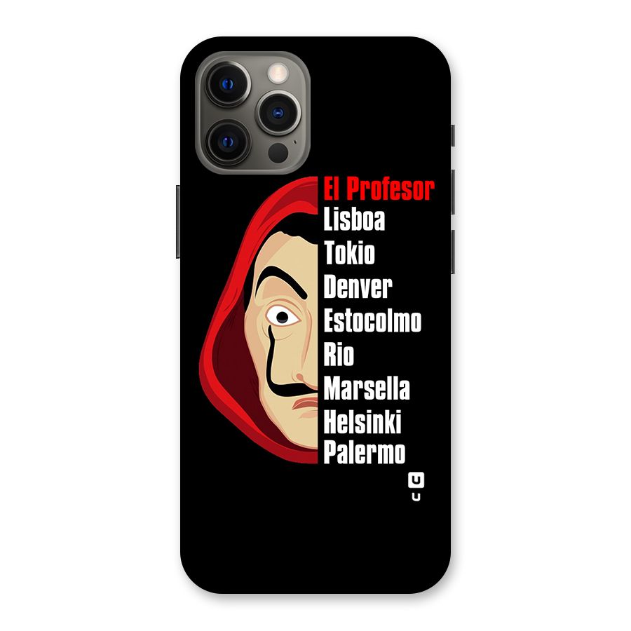 All Members Money Heist Back Case for iPhone 12 Pro Max
