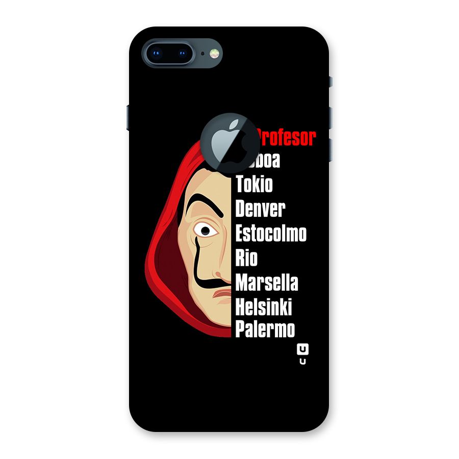 All Members Money Heist Back Case for iPhone 7 Plus Logo Cut