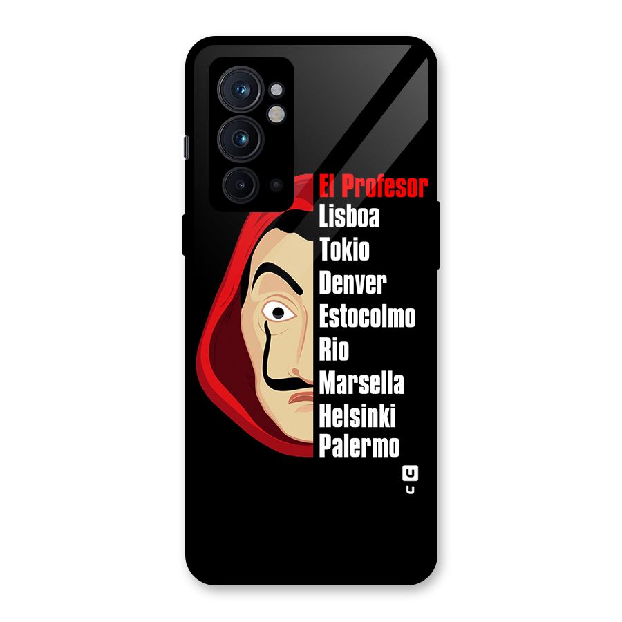 All Members Money Heist Glass Back Case for OnePlus 9RT 5G