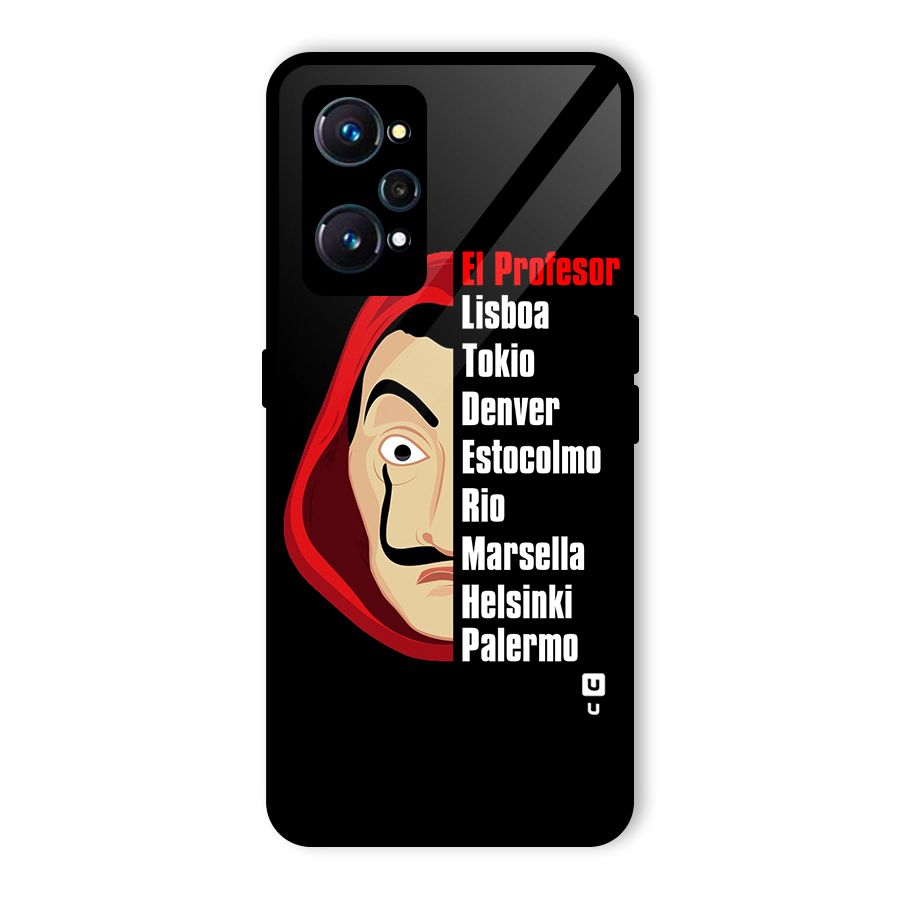 All Members Money Heist Glass Back Case for Realme GT Neo2