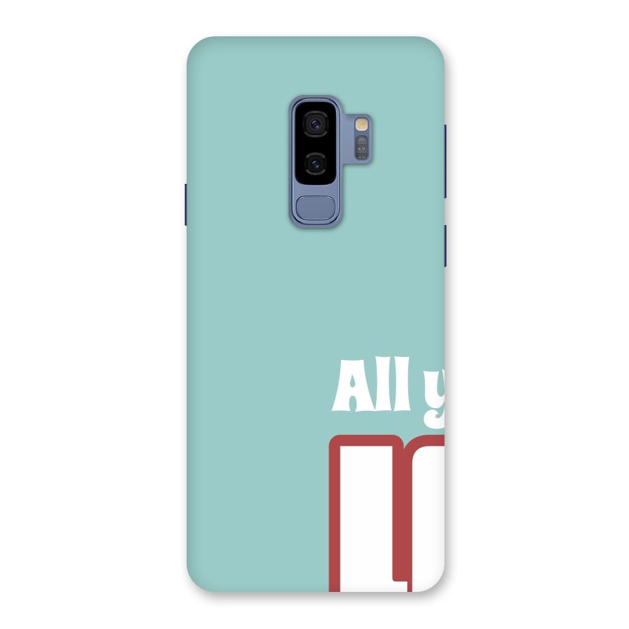 All You Need Is Love Back Case for Galaxy S9 Plus