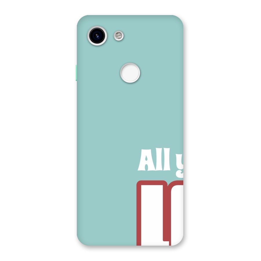 All You Need Is Love Back Case for Google Pixel 3