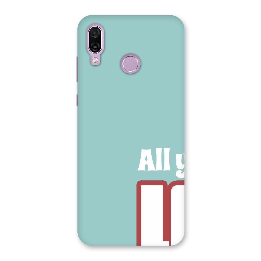 All You Need Is Love Back Case for Honor Play