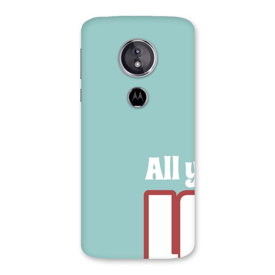 All You Need Is Love Back Case for Moto E5