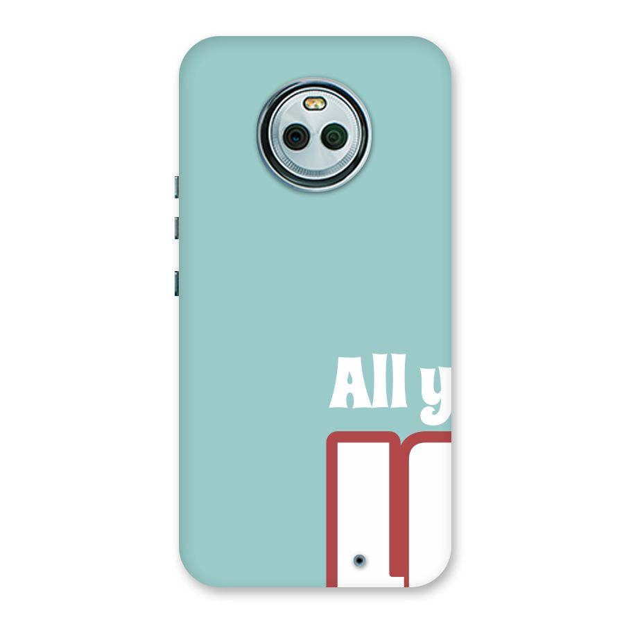 All You Need Is Love Back Case for Moto X4