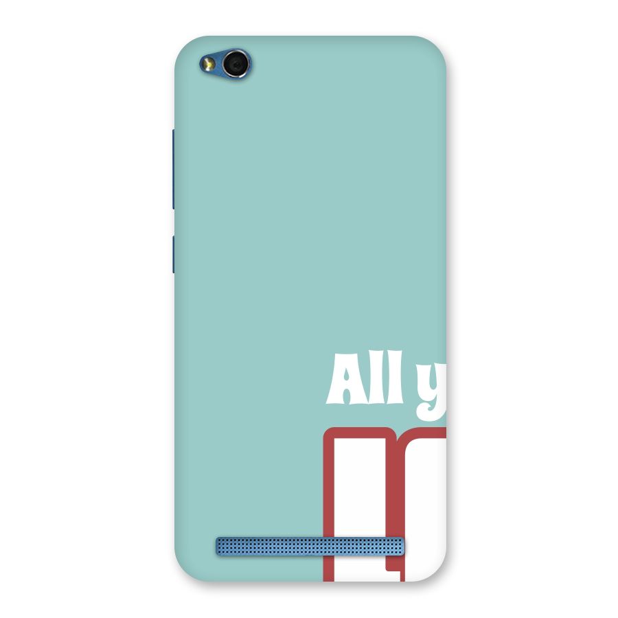 All You Need Is Love Back Case for Redmi 5A