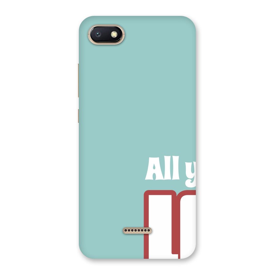All You Need Is Love Back Case for Redmi 6A