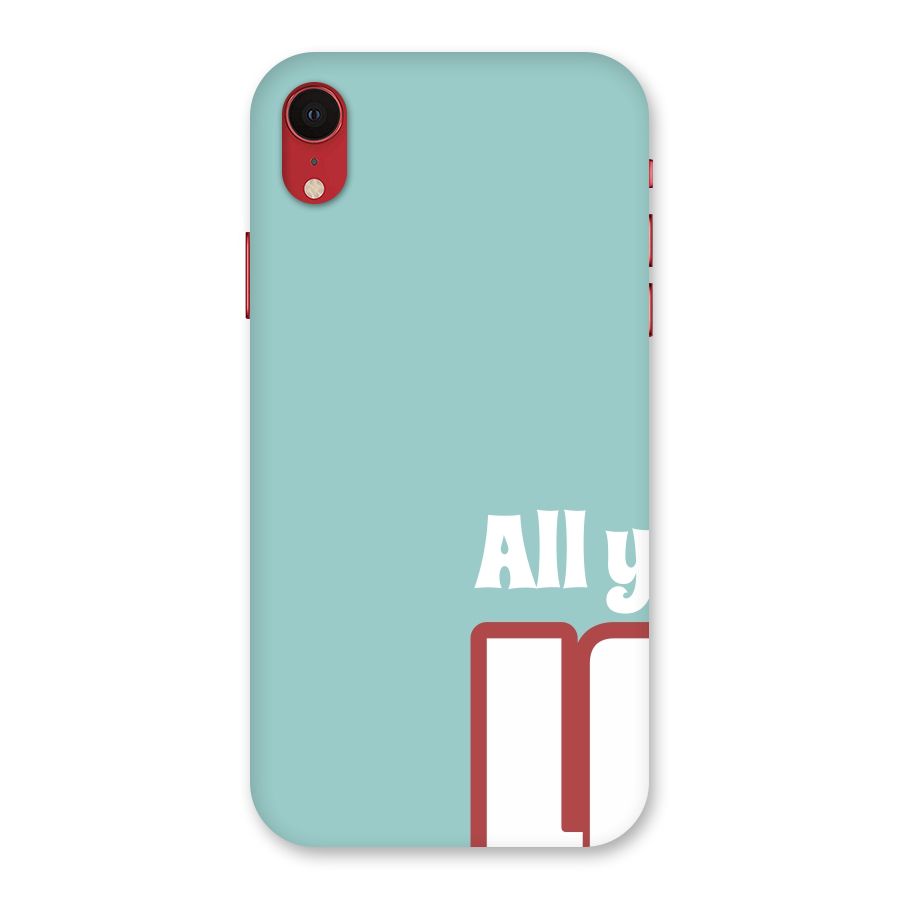All You Need Is Love Back Case for iPhone XR