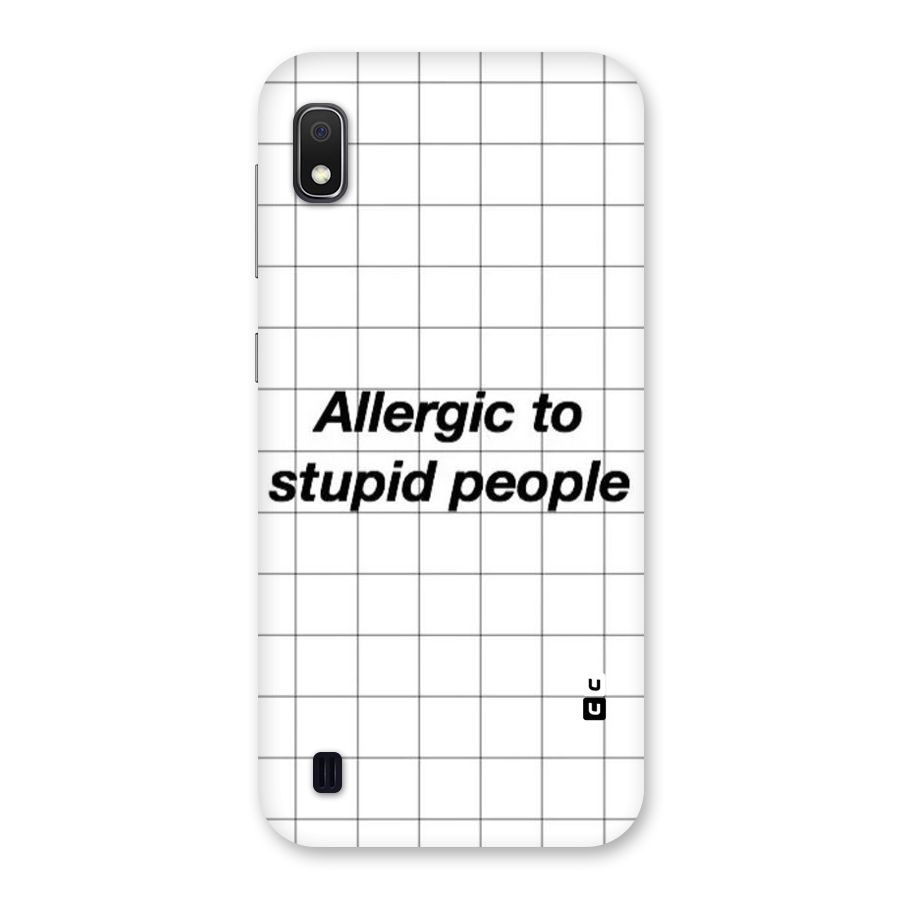 Allergic Back Case for Galaxy A10