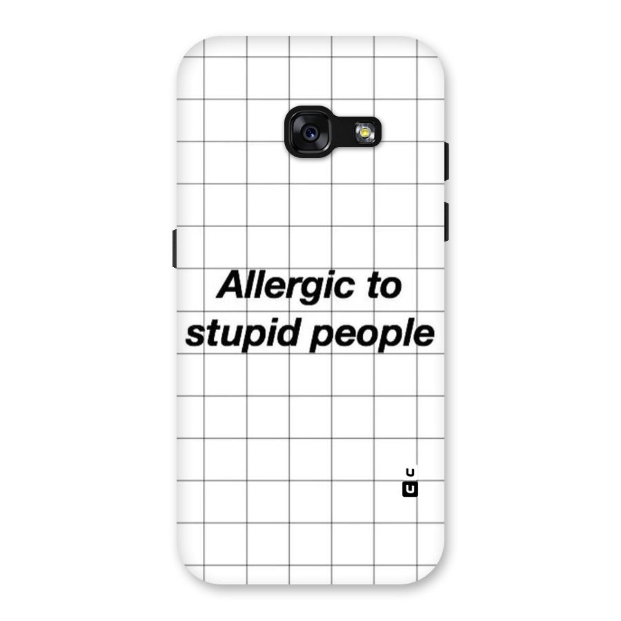 Allergic Back Case for Galaxy A3 (2017)