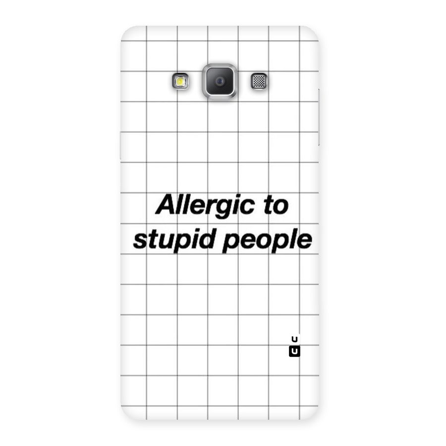 Allergic Back Case for Galaxy A7