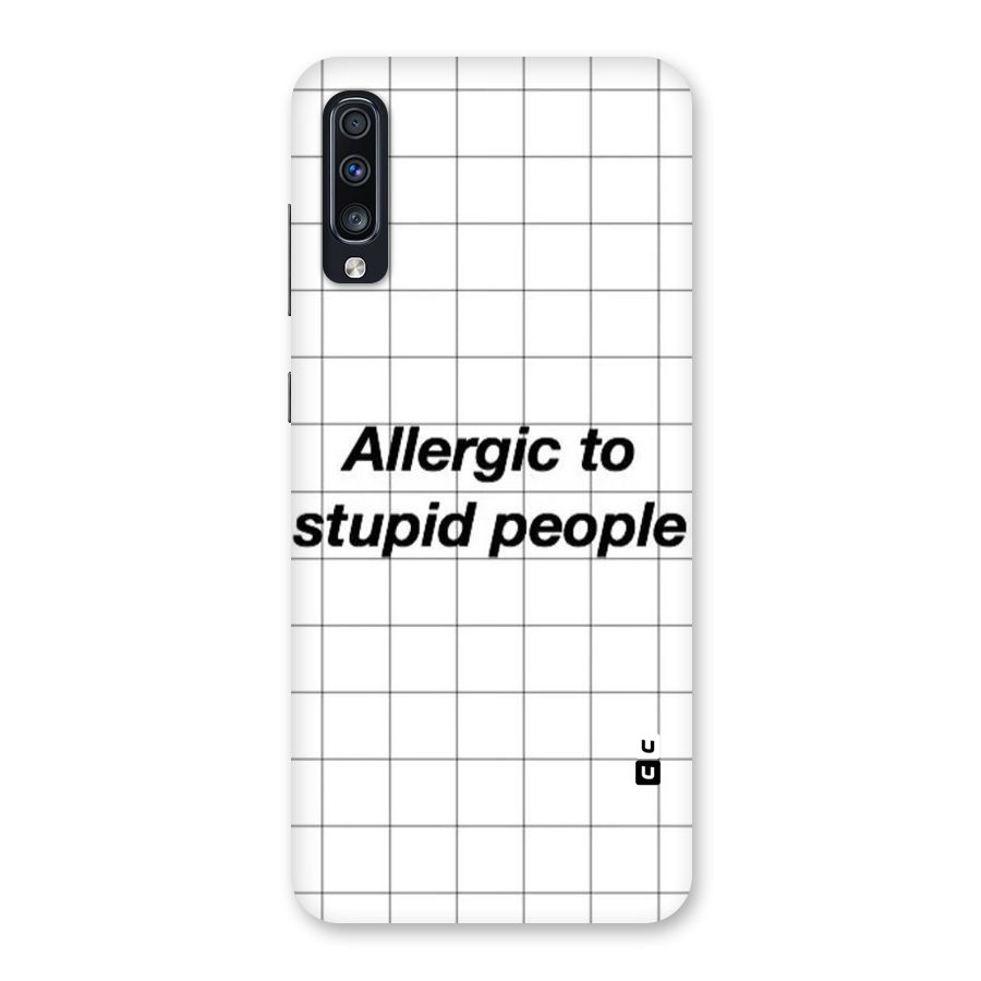 Allergic Back Case for Galaxy A70