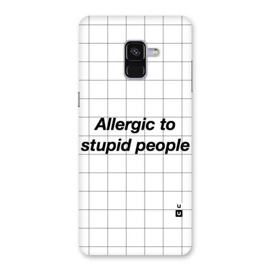 Allergic Back Case for Galaxy A8 Plus