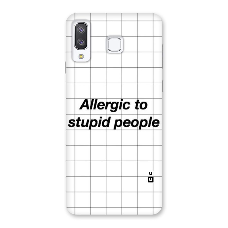 Allergic Back Case for Galaxy A8 Star