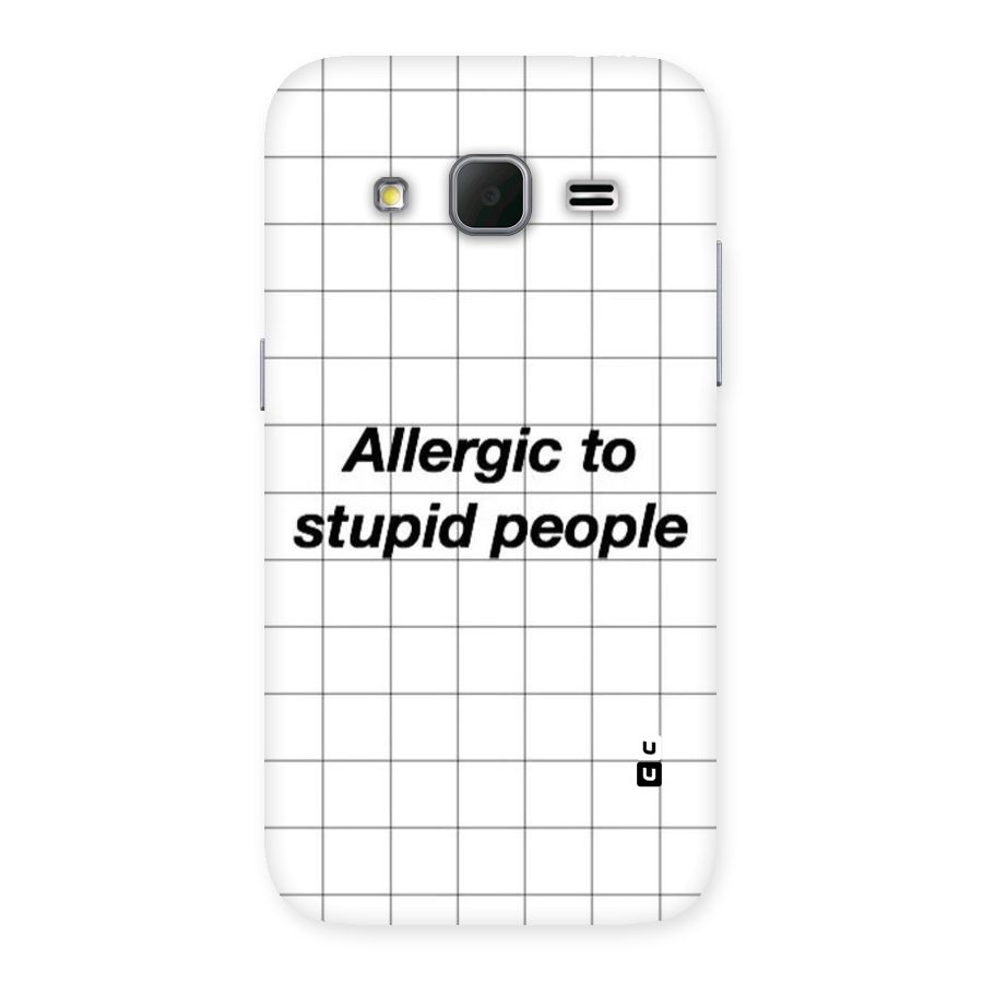 Allergic Back Case for Galaxy Core Prime