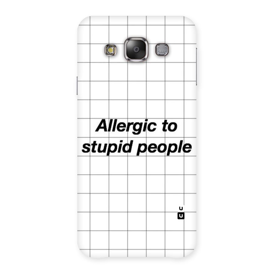 Allergic Back Case for Galaxy E7