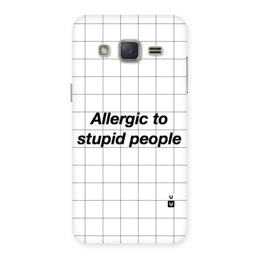 Allergic Back Case for Galaxy J2