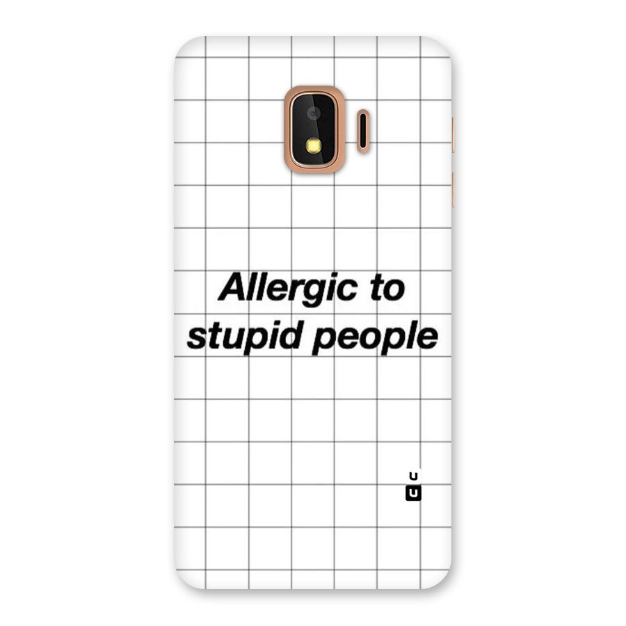 Allergic Back Case for Galaxy J2 Core