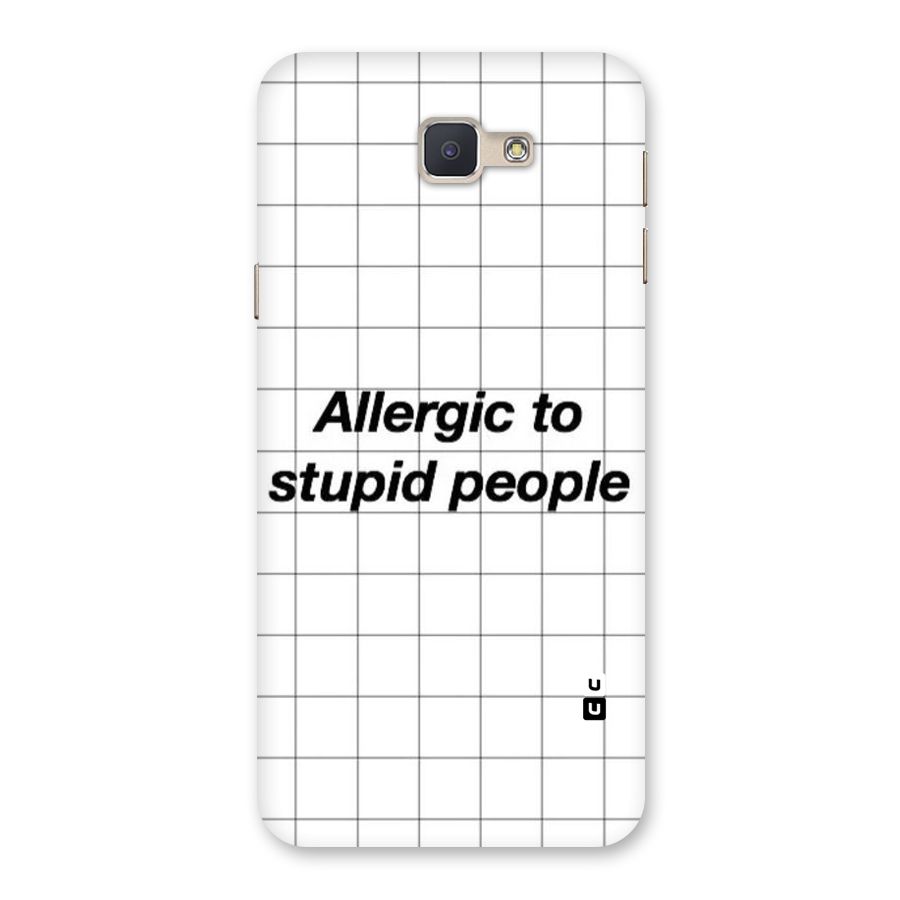 Allergic Back Case for Galaxy J5 Prime