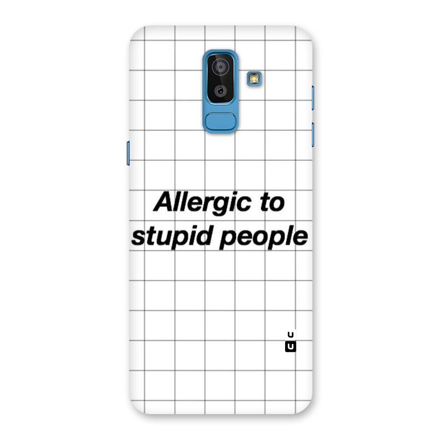 Allergic Back Case for Galaxy J8