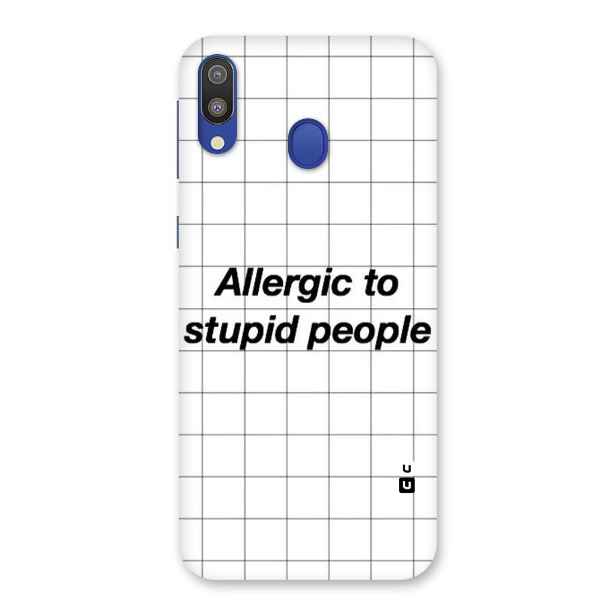 Allergic Back Case for Galaxy M20