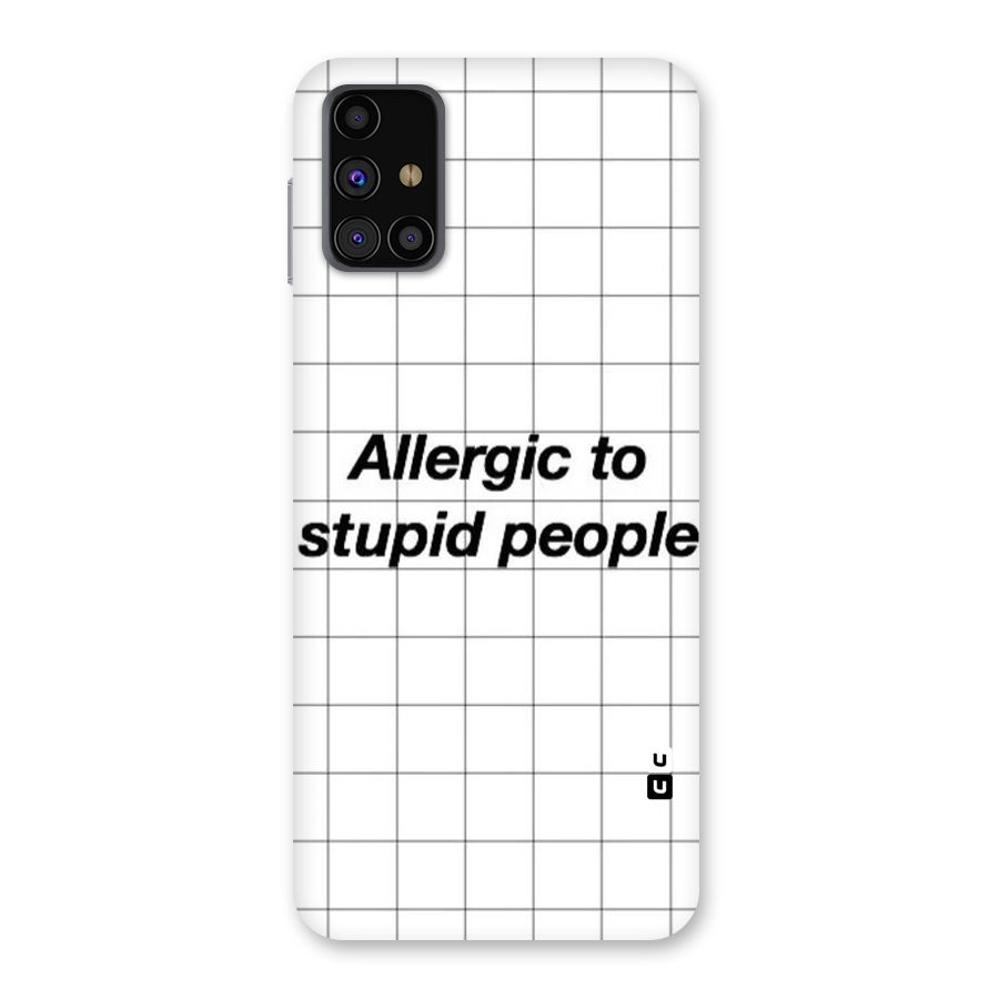 Allergic Back Case for Galaxy M31s