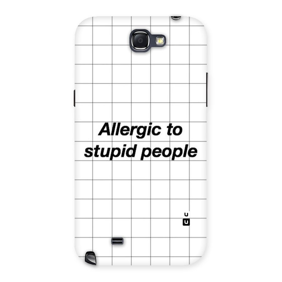 Allergic Back Case for Galaxy Note 2