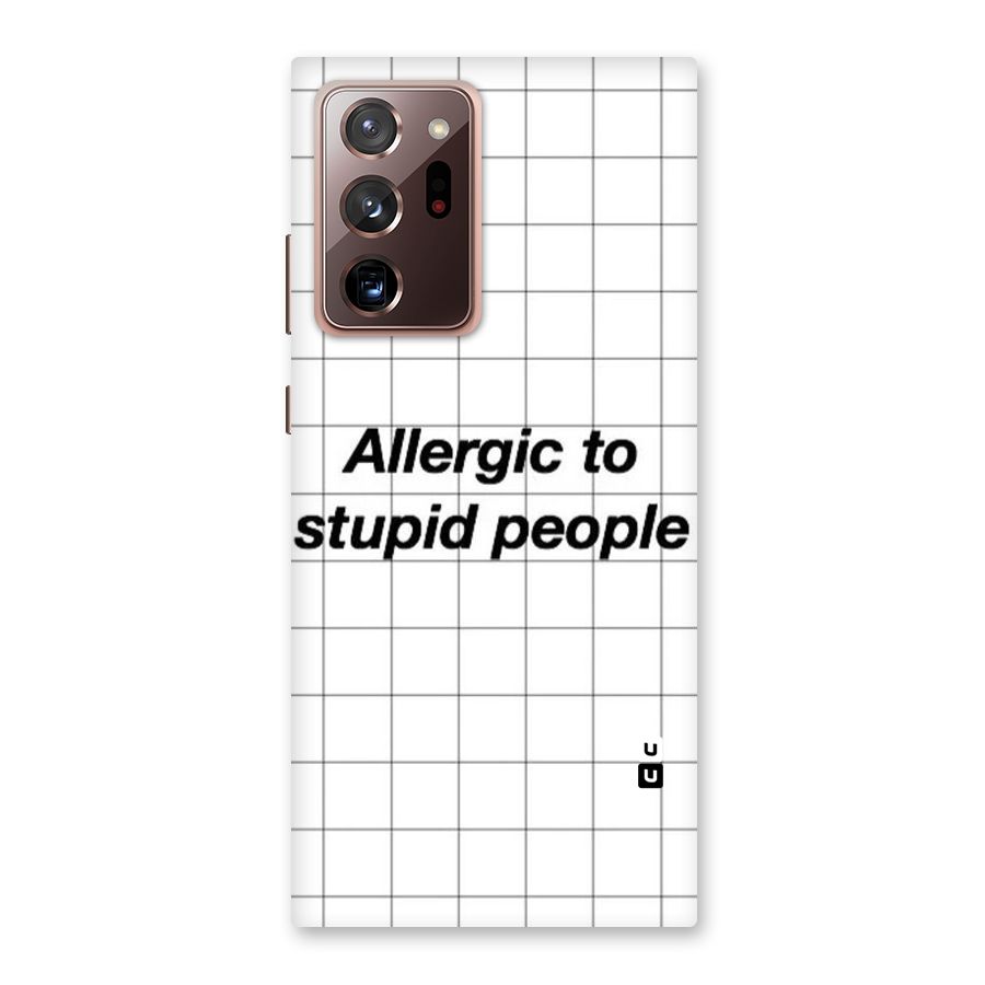 Allergic Back Case for Galaxy Note 20 Ultra