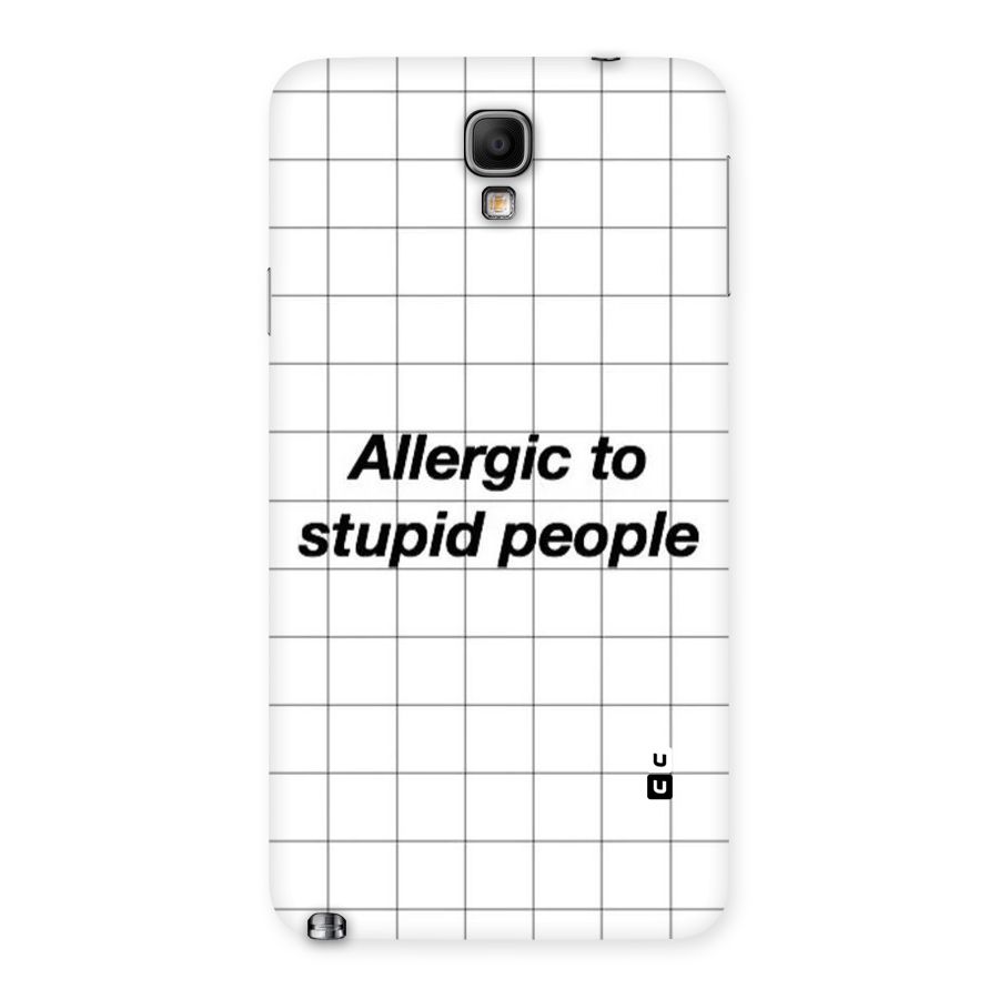 Allergic Back Case for Galaxy Note 3 Neo