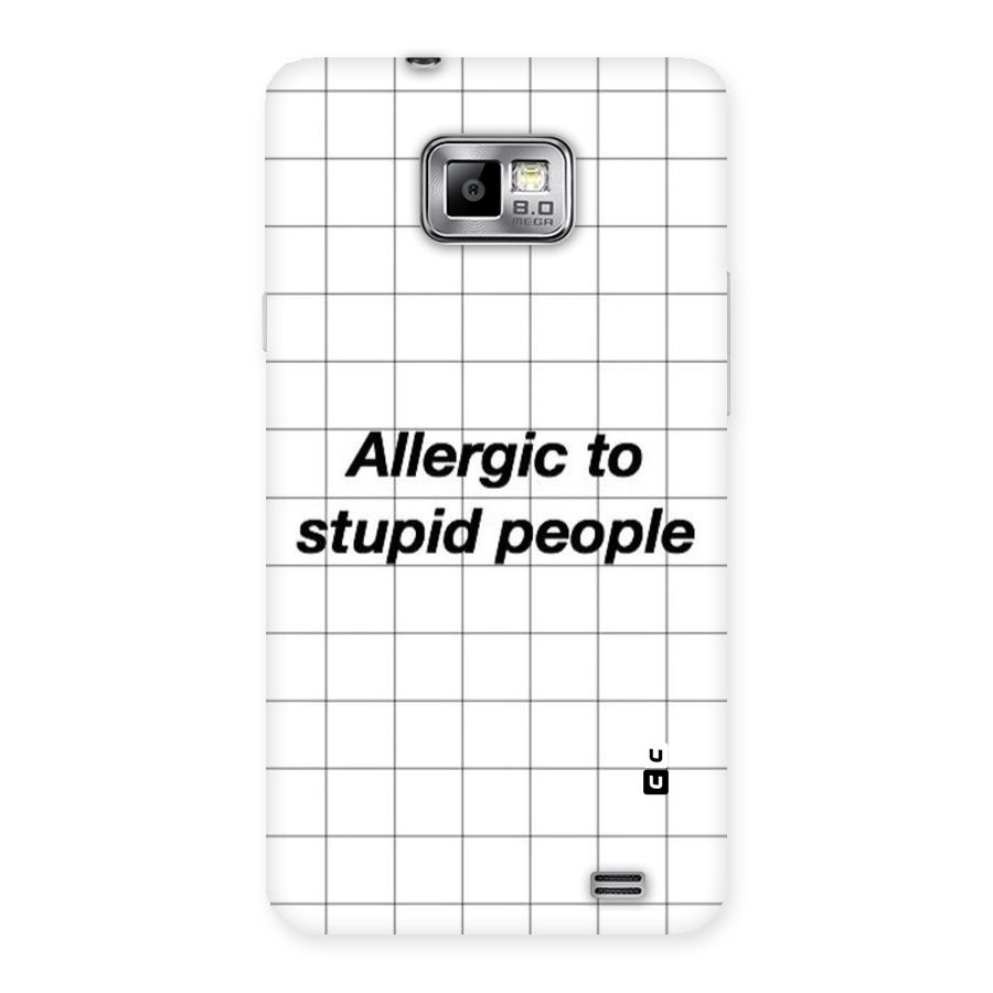 Allergic Back Case for Galaxy S2