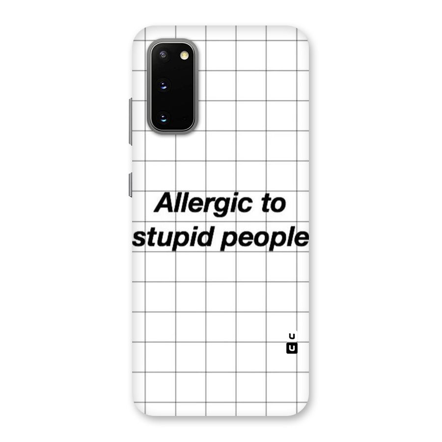 Allergic Back Case for Galaxy S20