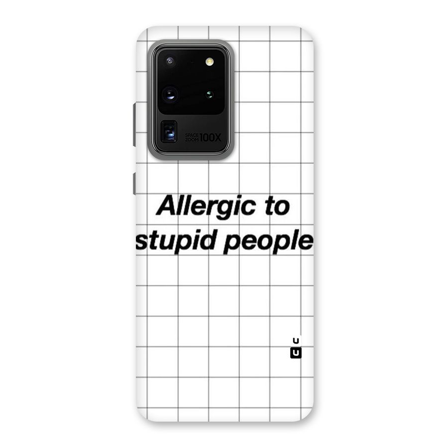 Allergic Back Case for Galaxy S20 Ultra