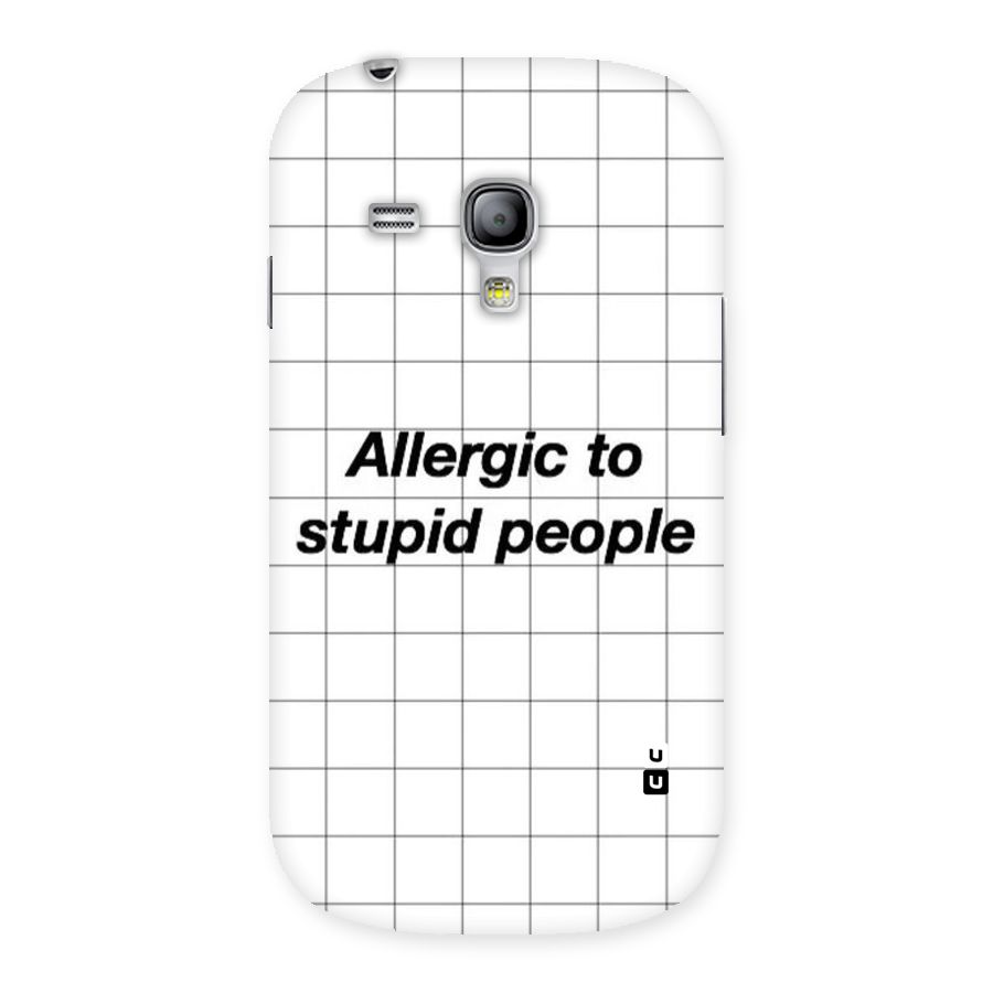 Allergic Back Case for Galaxy S3 Mini