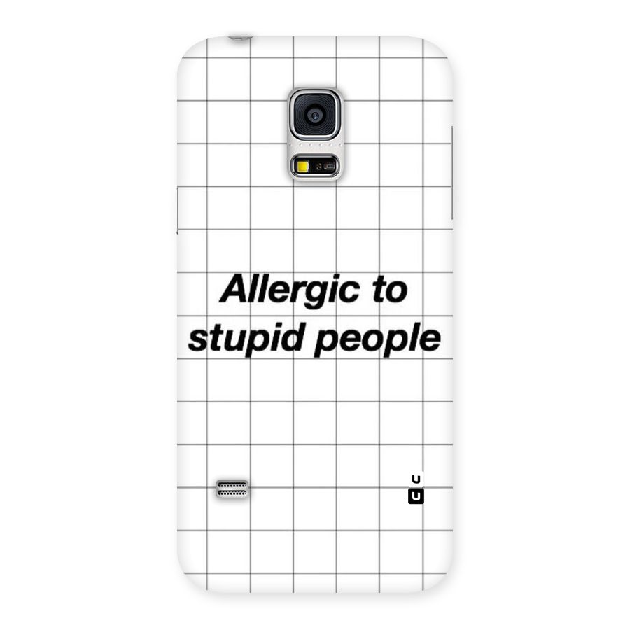 Allergic Back Case for Galaxy S5 Mini