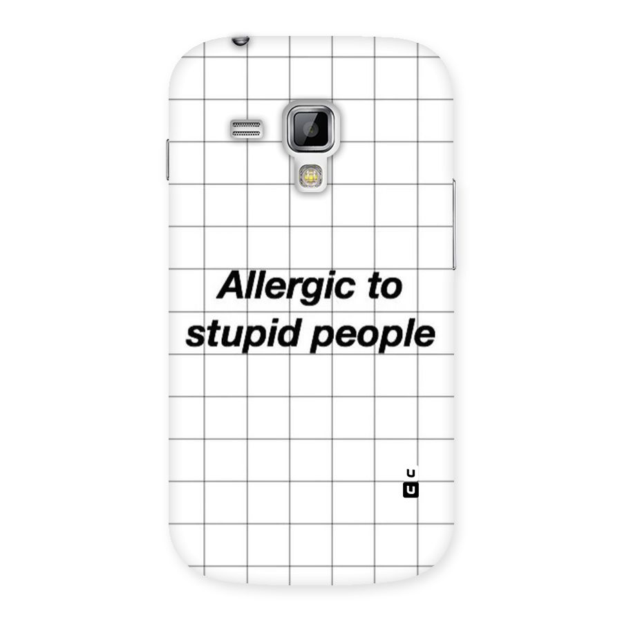 Allergic Back Case for Galaxy S Duos