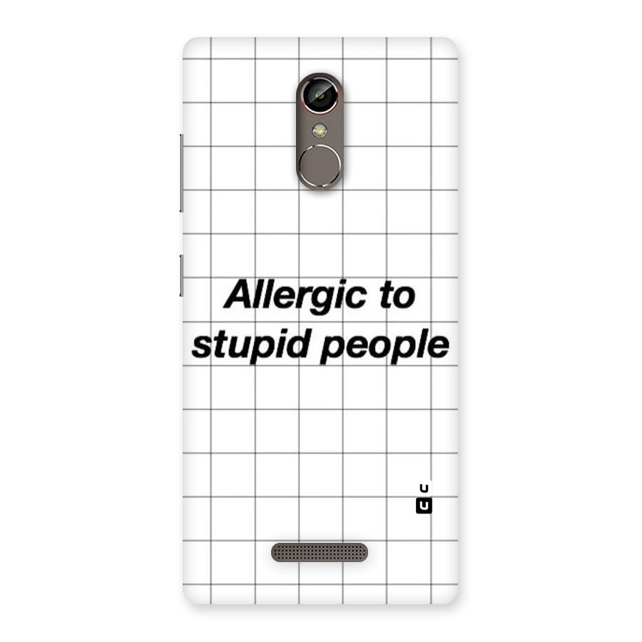 Allergic Back Case for Gionee S6s