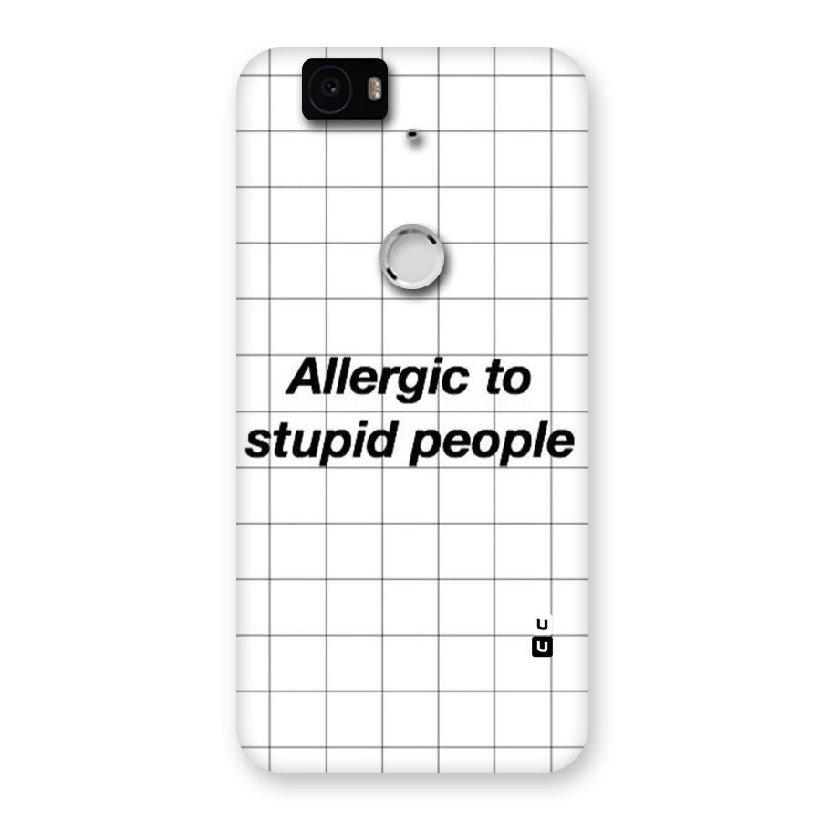 Allergic Back Case for Google Nexus-6P