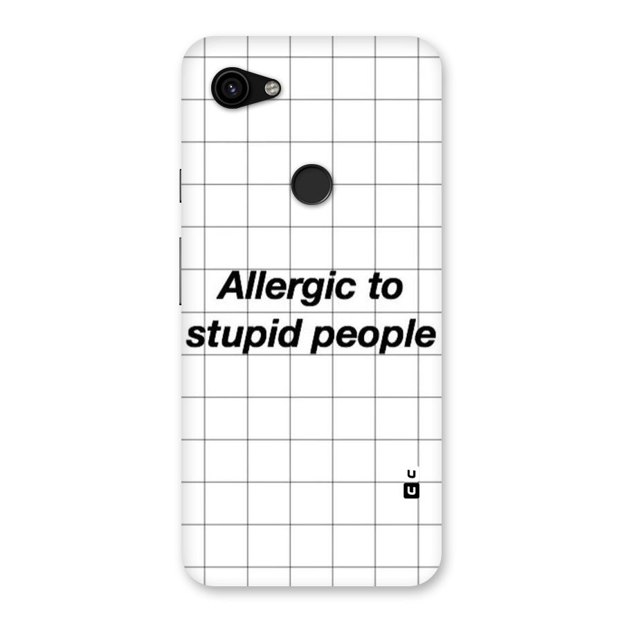 Allergic Back Case for Google Pixel 3a XL
